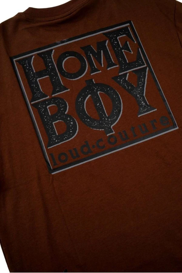 HOMEBOY T-Shirt OLD SCHOOL TEE - ΚΑΦΕ