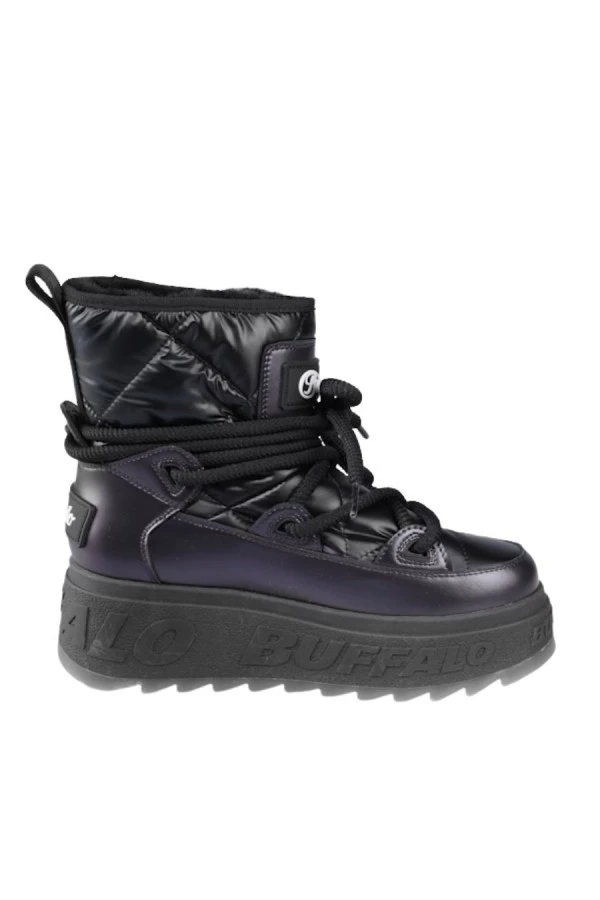 BUFFALO Γυναικεία Μποτάκια Χιονιού ELIZA SNOW BOOT - ΜΑΥΡΟ