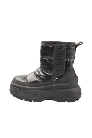 BUFFALO Γυναικεία Μποτάκια OLYMPIA VELBOOT QUILT - ΜΑΥΡΟ