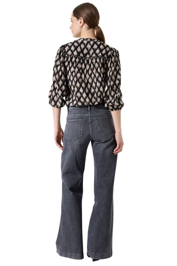 GARCIA Πουκάμισα I50230_ladies shirts ls - ΜΑΥΡΟ