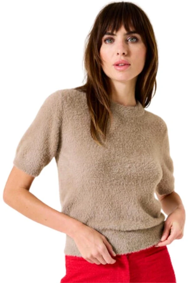GARCIA Πουλόβερ I50245_ladies pullover - MOCHA
