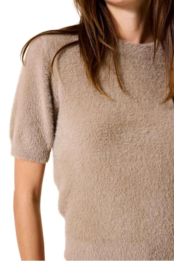 GARCIA Πουλόβερ I50245_ladies pullover - MOCHA