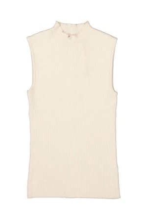 GARCIA Αμάνικες Μπλούζες Z0052_ladies pullover - ΕΚΡΟΥ