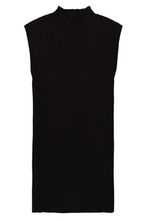 GARCIA Αμάνικες Μπλούζες Z0052_ladies pullover - ΜΑΥΡΟ