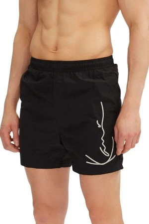 KARL KANI Μαγιό SIGNATURE SWIM SHORTS - ΜΑΥΡΟ