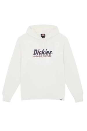DICKIES Φούτερ με Κουκούλα WILLISTON HOODIE - ΑΣΠΡΟ
