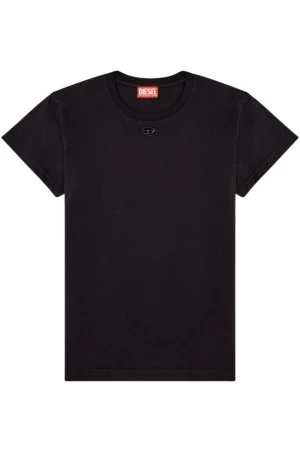 DIESEL T-Shirts T-MAREY T-SHIRT - ΜΑΥΡΟ