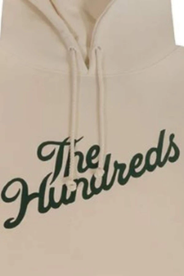 THE HUNDREDS Unisex Φούτερ με Κουκούλα Slant Logo Pullover - ΛΕΥΚΟ