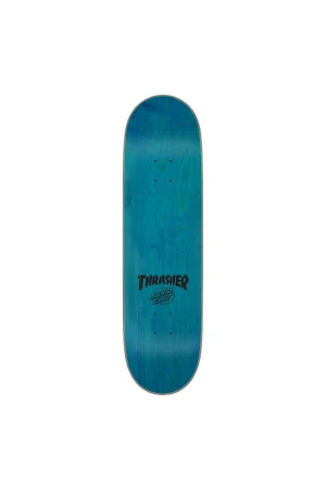 SANTA CRUZ Skate Deck Santa Cruz x Thrasher Deck Thrasher Screaming Flame Logo Black 8.5 x 32.2 IN - ΜΑΥΡΟ