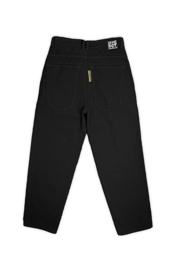 HOMEBOY Παντελόνια x-tra BAGGY Cord - BLACK