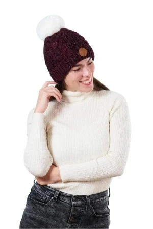 CABAIA Beanie BRICK LANE POLAR-PREMIUM - Wine