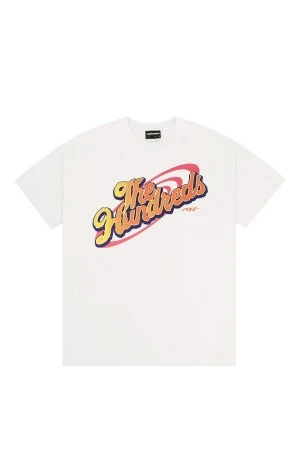 THE HUNDREDS Unisex T-Shirt Jump Slant - ΛΕΥΚΟ