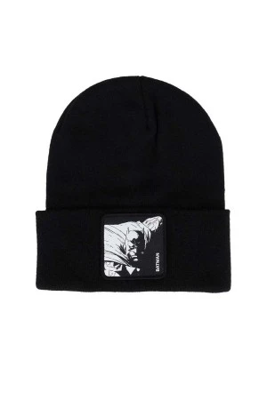 CAPSLAB Unisex Σκούφοι CL/DC/1/BON1/BAT1 - Μαύρο