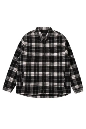THE HUNDREDS Ανδρική Ζακέτα Seville Plaid Woven - Μαύρη