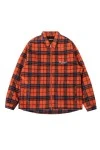 THE HUNDREDS Ανδρικές Ζακέτες Seville Plaid Woven - Πορτοκαλί