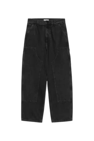 CARHARTT WIP Unisex Jean Double Knee Pant - Μαύρο