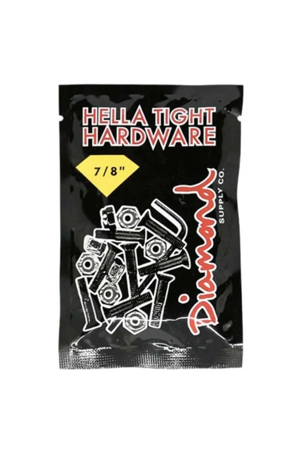 DIAMOND SCREWS SKATE HELLA TIGHT HARDWARE 7/8 - BLACK