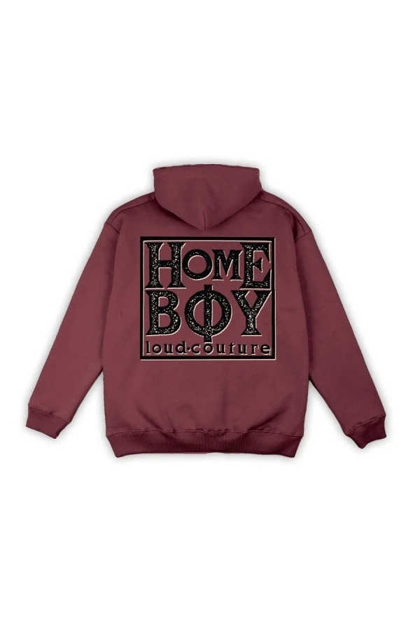 Homeboy Old School Hood –Unisex Φούτερ Μπορντό