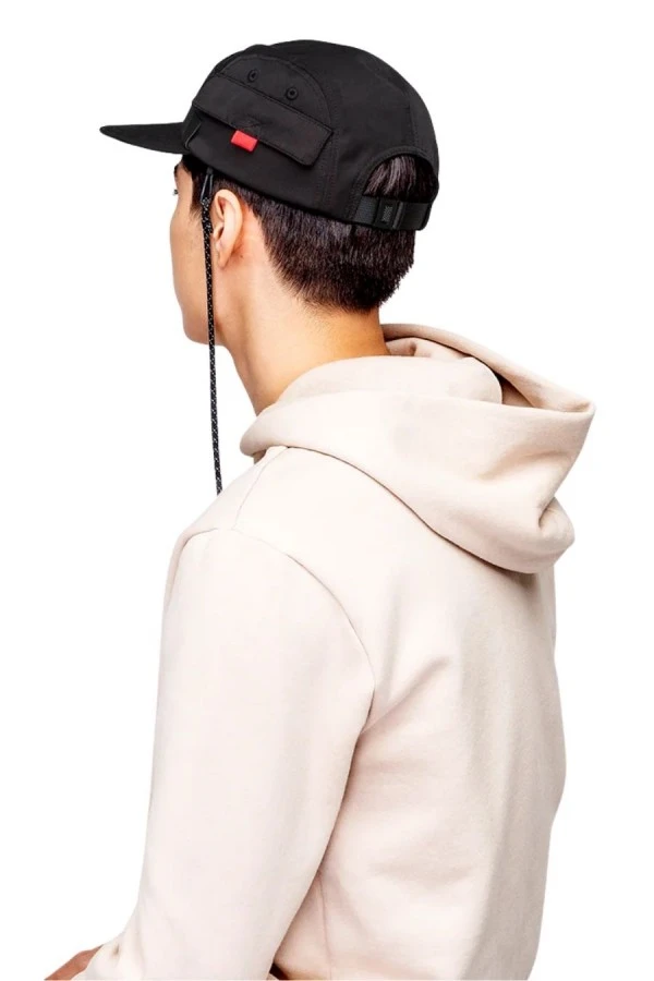 KANGOL Καπέλα EASY CARRY 5 PANEL - BLACK