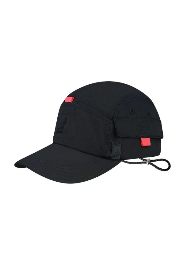 KANGOL Καπέλα EASY CARRY 5 PANEL - BLACK