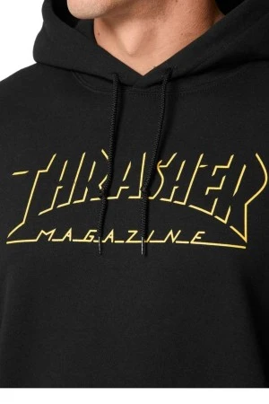 Thrasher Ανδρικό Φούτερ Shadow Mag -Μαύρο