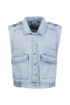 GARCIA αμάνικο τζιν μπουφάν B30292 - DENIM