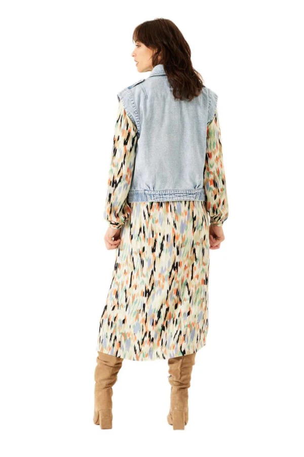 GARCIA αμάνικο τζιν μπουφάν B30292 - DENIM