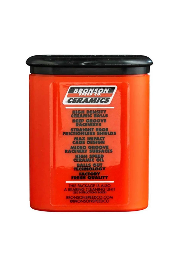 BRONSON SPEED CO Ρουλεμάν Ceramic Orange - Πορτοκαλί