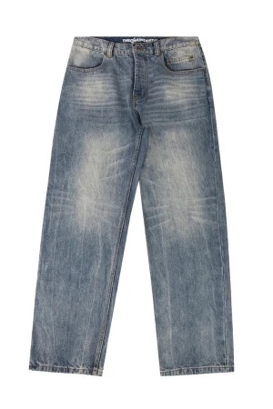 THE HUNDREDS Παντελόνια Flores Denim - WASHED BLUE