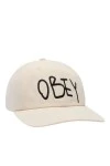 OBEY Καπέλα JOT 6 PANEL VELCRO BACK - UNBLEACHED