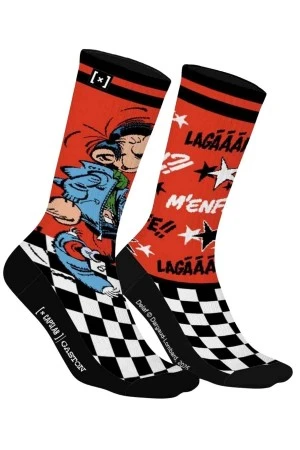 CAPSLAB Κάλτσες GASTON LAGAFFE x CAPSLAB-CL/GLG1/1/SCS/LAG - RED