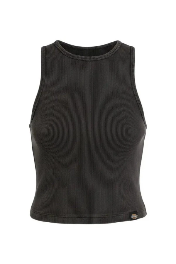 Dickies Plentywood Γυναικεία Αμάνικη Μπλούζα - Μαύρο
