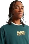 VANS T-Shirts Ανδρικό STONE SWIRL LOOSE SS - Mystic Moss Πράσινο
