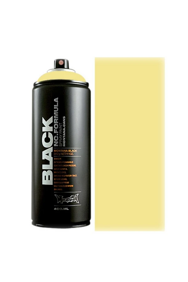 MONTANA CANS SPRAY CANS BLACK 400ML YELLOW COLORS-YELLOW