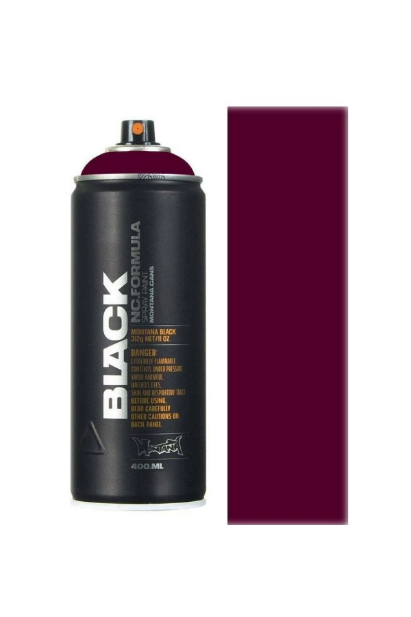 MONTANA CANS SPRAY CANS BLACK 400ML REDS - RED