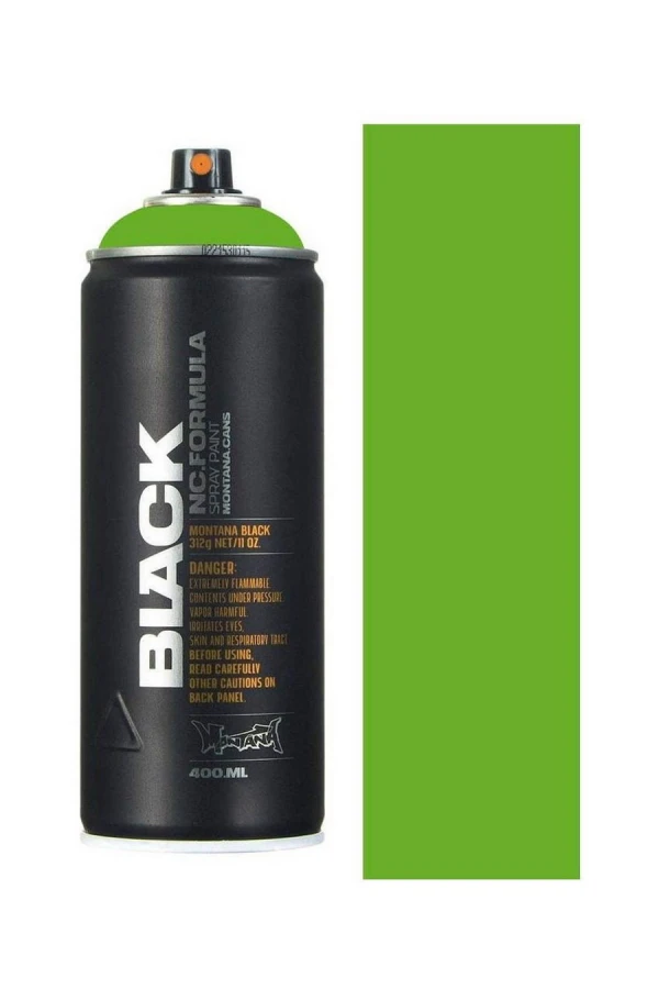 MONTANA CANS SPRAY CANS BLACK 400ML POWER COLORS - GREEN