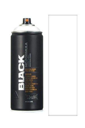 MONTANA CANS SPRAY CANS BLACK 400ML WHITE - WHITE