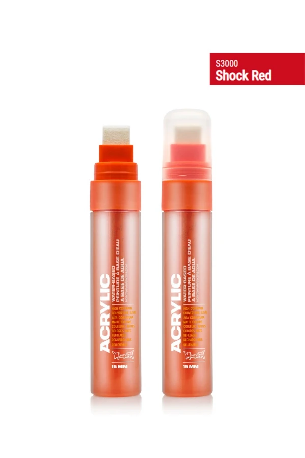 MONTANA CANS MONTANA MARKER ACRYLIC MARKER 15MM - ΚΟΚΚΙΝΟ