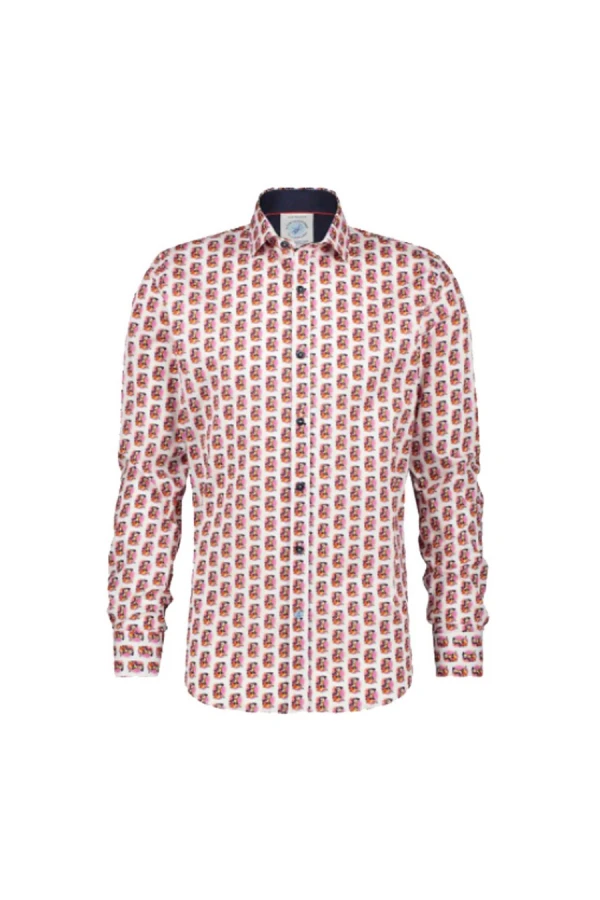 A FISH NAMED FRED Ανδρικό Πουκάμισο Shirt brood guitar men - MULTI