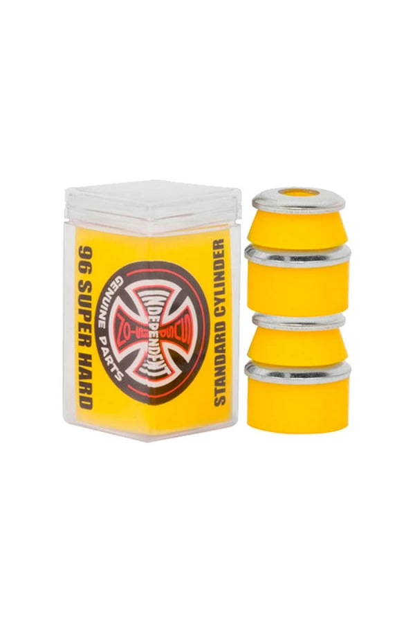 INDEPENDENT Skateboard BUSHINGS INDY BUSHINGS STANDARD CYLINDER SUPER HARD 96 - YELLOW