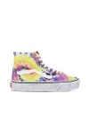 VANS Μπότες- Μποτάκια UA SK8-Hi Tapered (Washed) tie dye/true white - ΠΟΛΥΧΡΩΜΟ