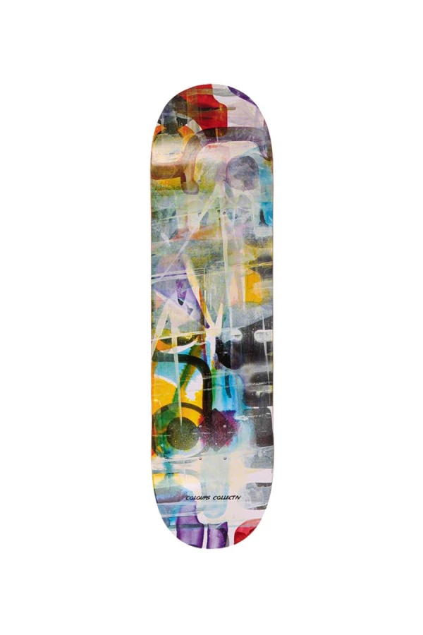 COLOURS Skate Deck Will Barras Grunge 8.1 deck - MULTI