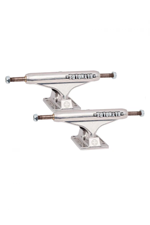 INDEPENDENT Skateboard TRUCKS Hollow Reynolds Block Silver  Mid Trucks - ΑΣΗΜΙ
