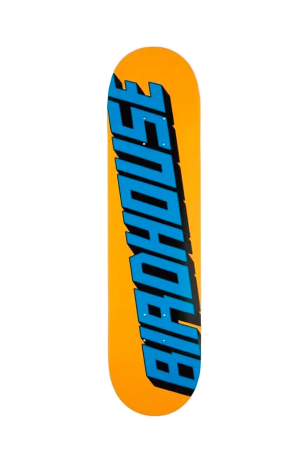 BIRDHOUSE Skate Deck LOGO DECK TYPE LOGO - ORANGE