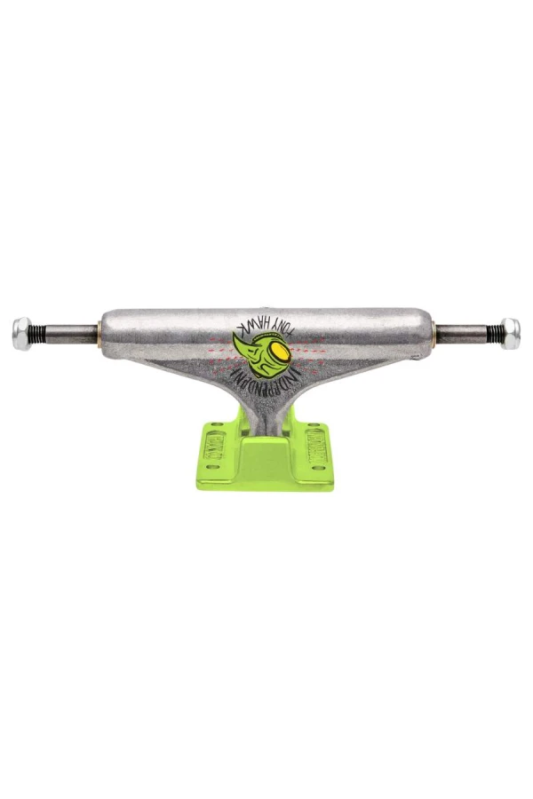INDEPENDENT Skateboard Trucks 159 Stage 11 Forged Hollow Hawk Transmission Silver Green Standard Trucks - ΑΣΗΜΙ
