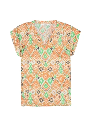 GARCIA γυναικεία T Shirt P40202_ladies T-shirt ss - Φλοράλ