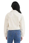 LEVI'S ΤΖΙΝ ΜΠΟΥΦΑΝ FEATHERWEIGHT TRUCKER - Λευκό
