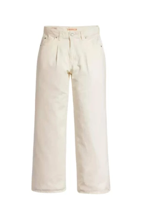 LEVI'S Τζιν PLEATED BAGGY WIDE LEG WHITES