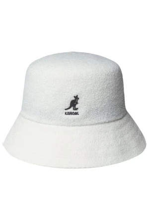KANGOL Καπέλα Bermuda Bucket - Άσπρο