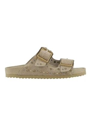 COLORS OF CALIFORNIA Σανδάλια TWO BUCKLE SANDAL WITH STUDS - ΜΠΕΖ